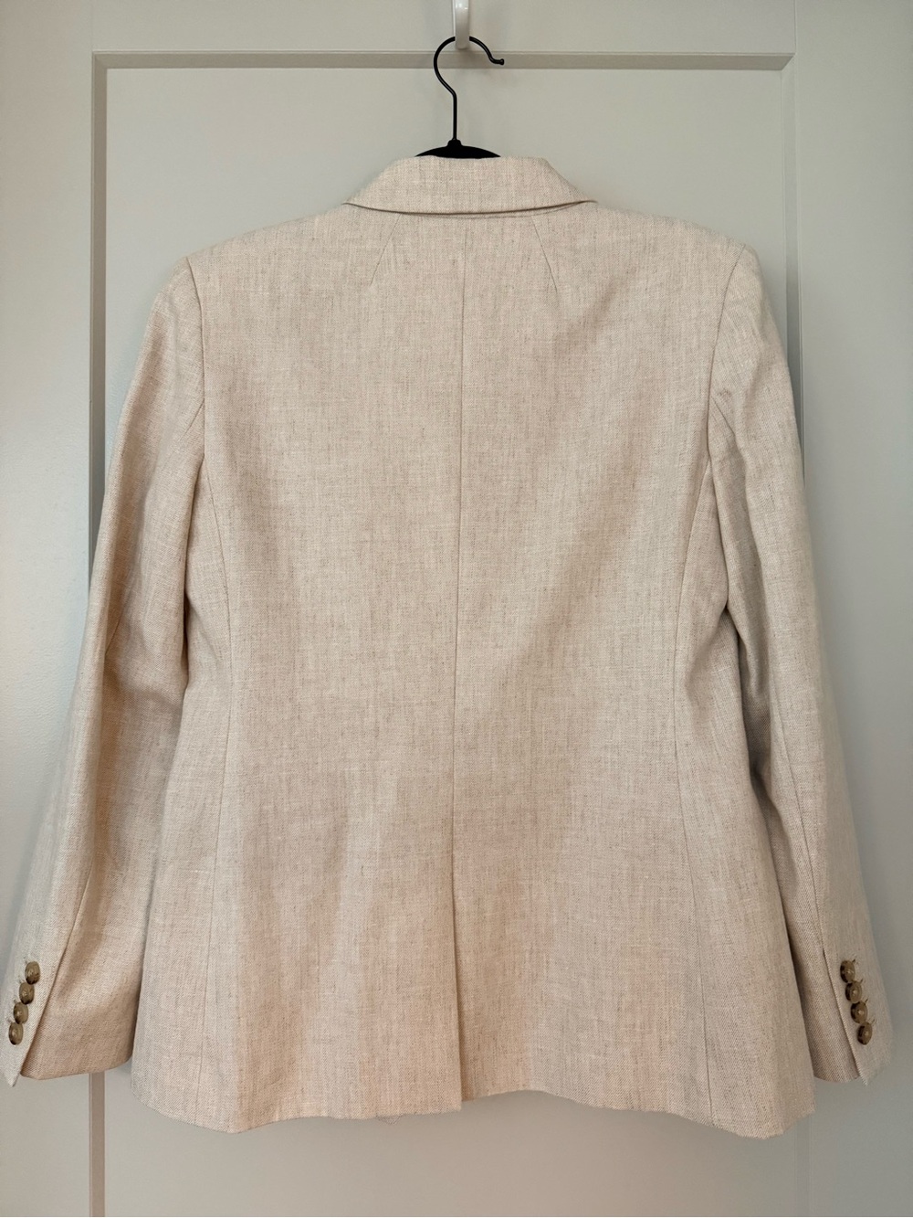 J. Crew Pale Linen Single-Button Blazer - Picture 3 of 9